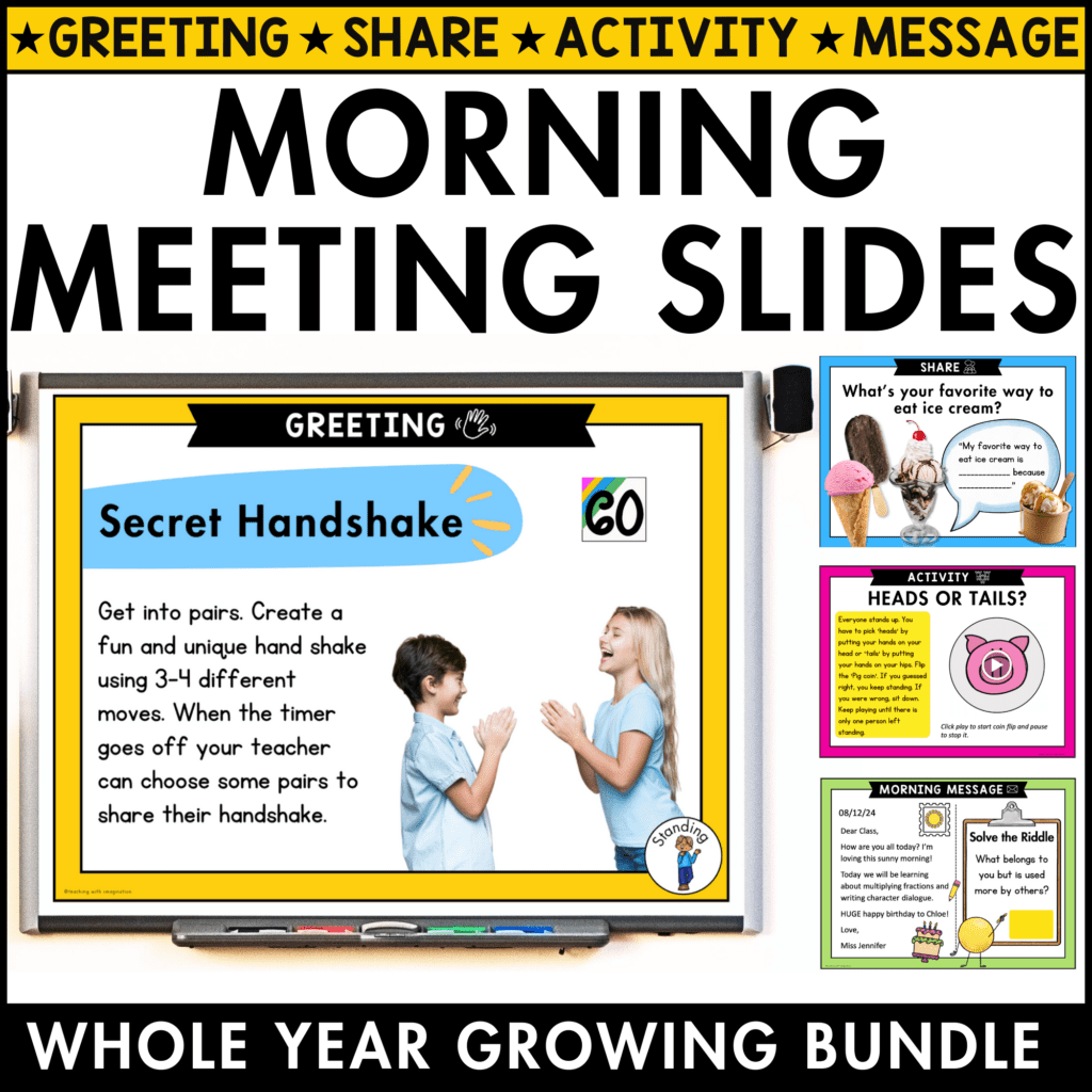 Morning Meeting Slides Bundle