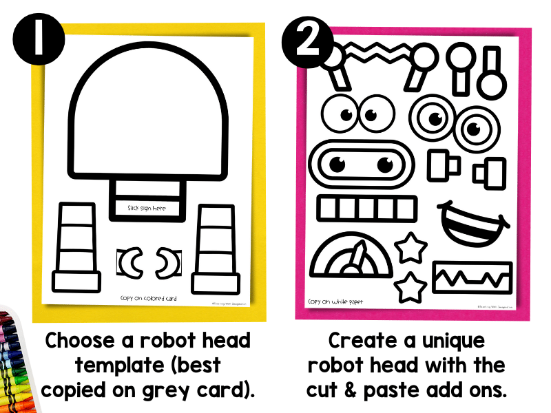 Step one two robot craft