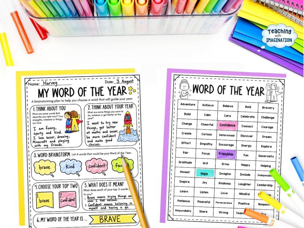 One Word Project: Fun and Engaging Goal Setting For Kids 6 one word for kids ideas
