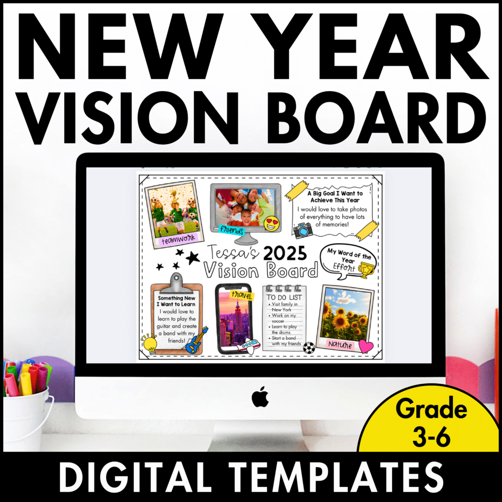 New year vision board cover