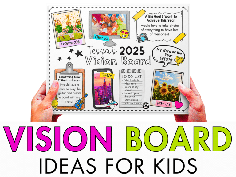 Vision board ideas for kids