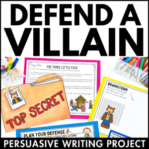 Persuasive writing topic for kids activity cover