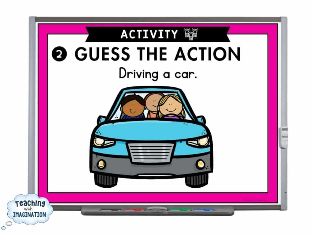 Morning Meeting Game Ideas - Guess the action slide 3