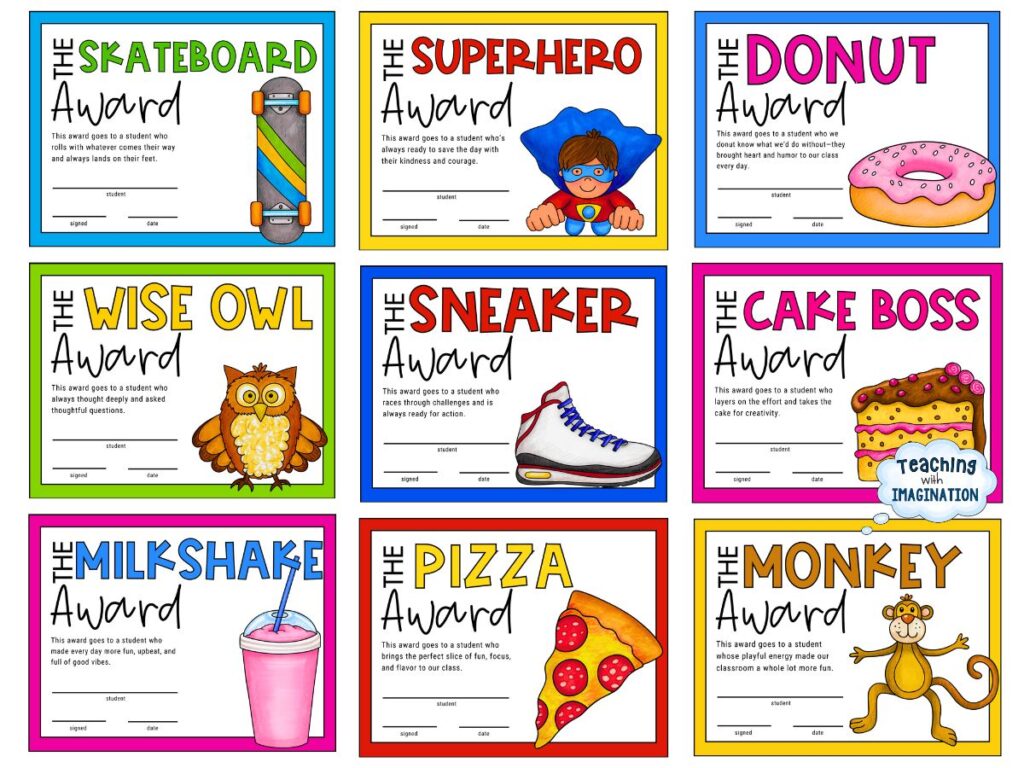 awards student ideas